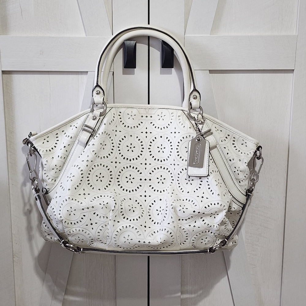 Coach Madison Laser Cut Sophia Satchel